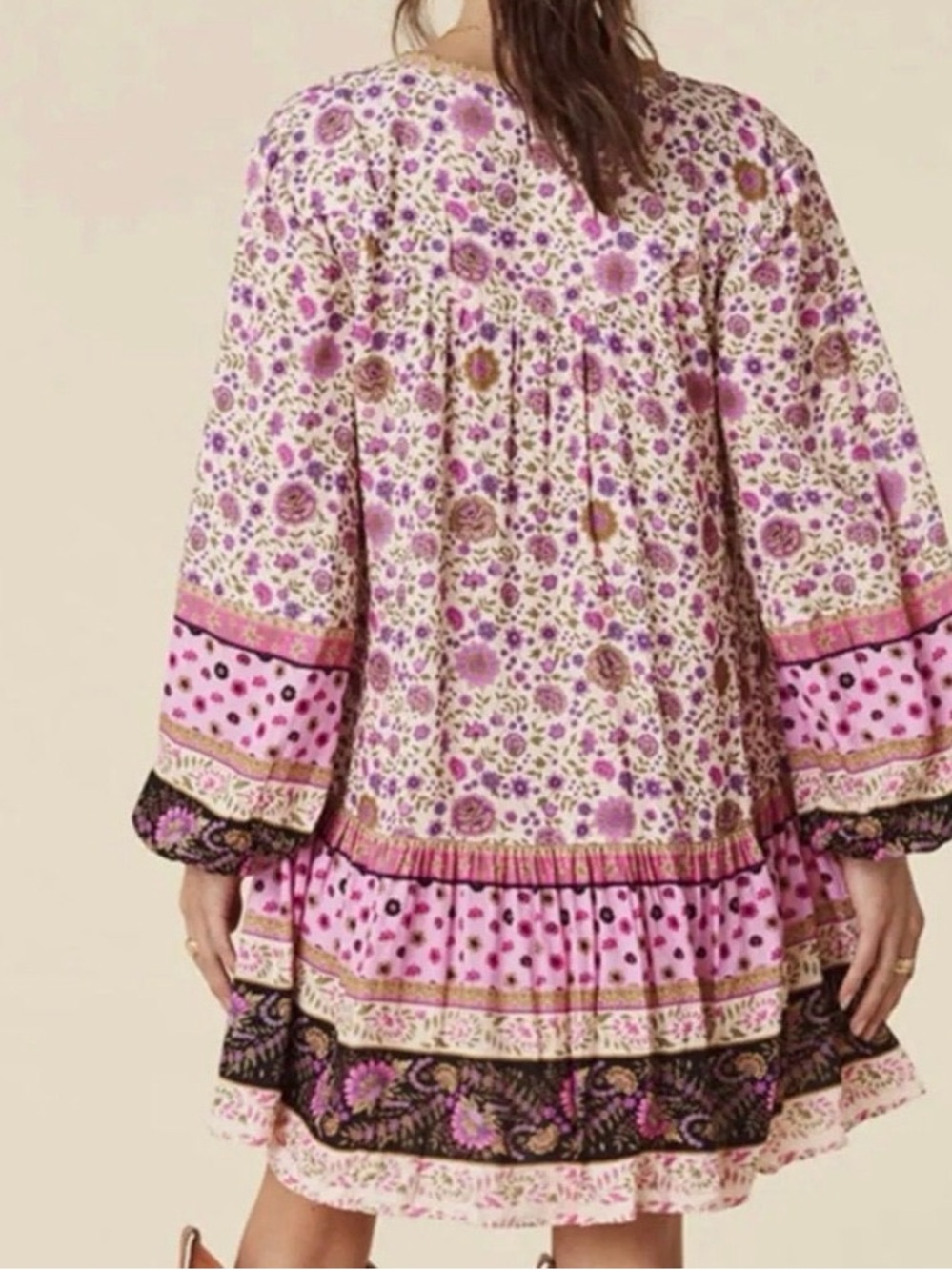 Spell & The Gypsy Lady Untamed Tunic Mini Dress Size XL - Picture 3 of 7